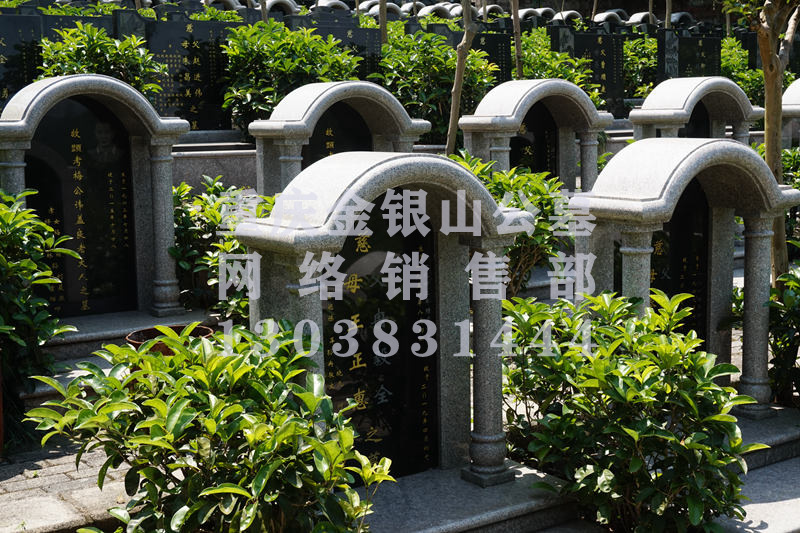 金银山公墓墓型
